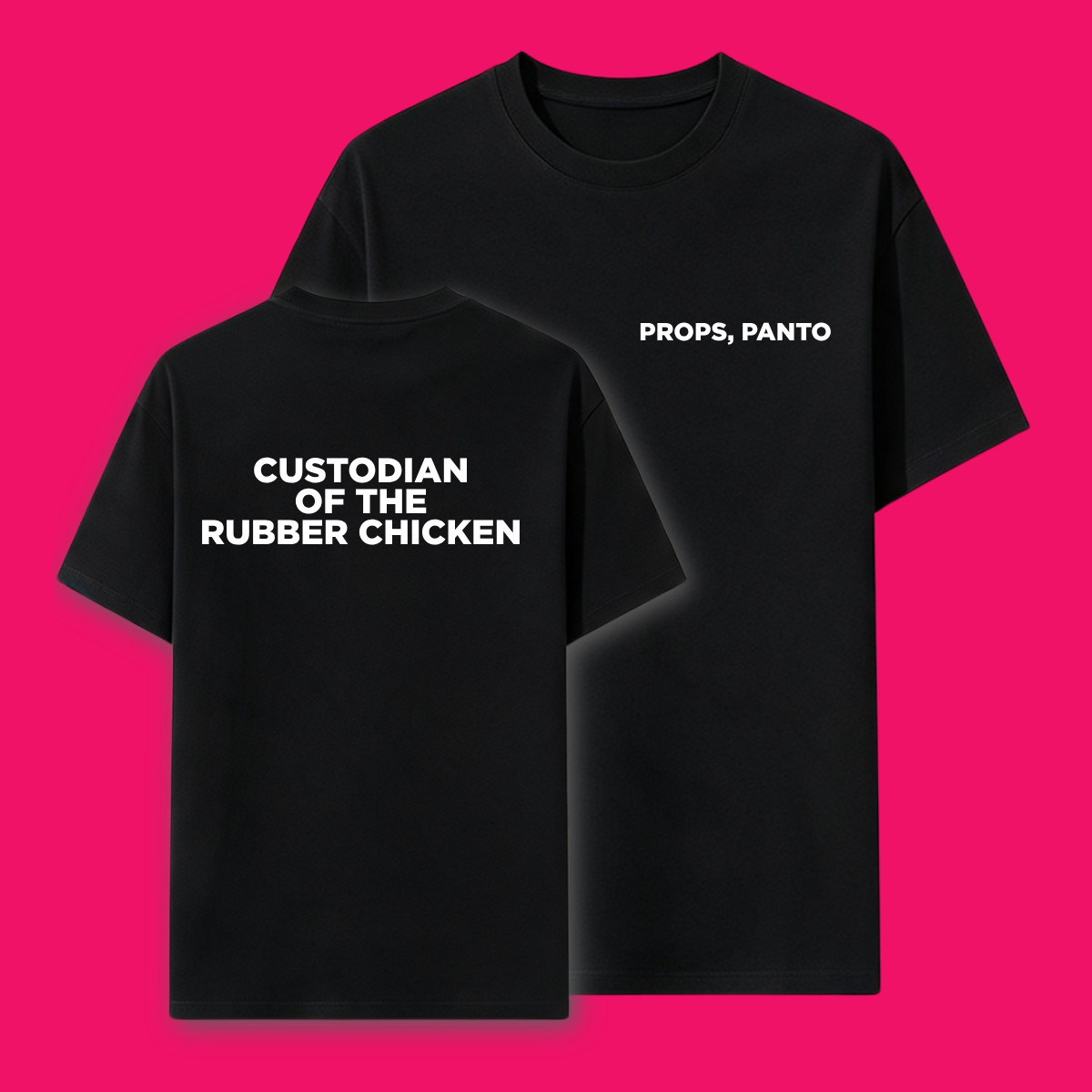 Custodian of the Rubber Chicken — Props, panto